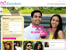 Tablet Screenshot of easydate.in